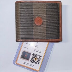 Fendi Olive and Black Bifold